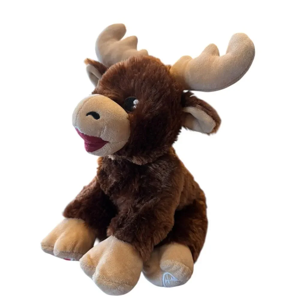 Build-A-Bear 2025 Way of Lights Moose Plush BAB Brown Stuffed Animal